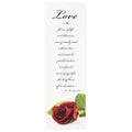 Regal rose bookmarks used in funeral service operations, from lynch supply