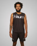 Regata Athleta SS24 Futevôlei -  Preto/Cinza