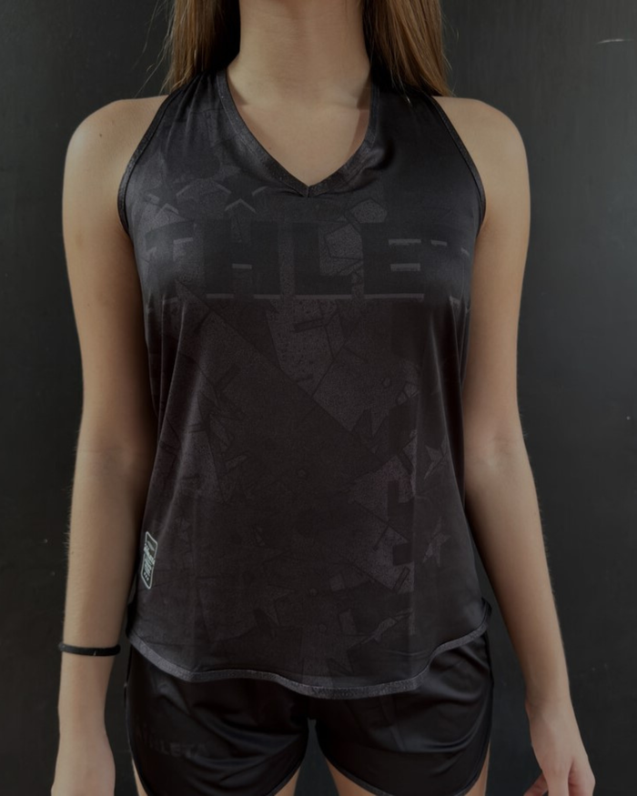 Regata Fem. Linha Athleta Free 23 - Preto