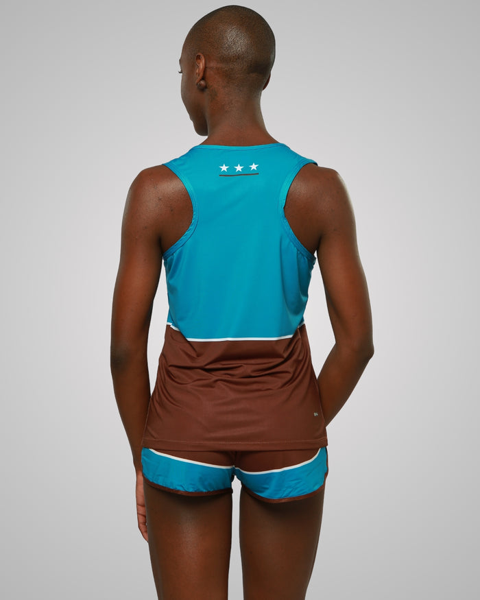 Regata Feminina Athleta Base - Miami/ Brown