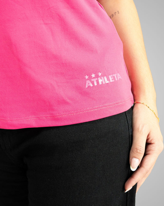 Regata Feminina Soft Athleta - Rosa