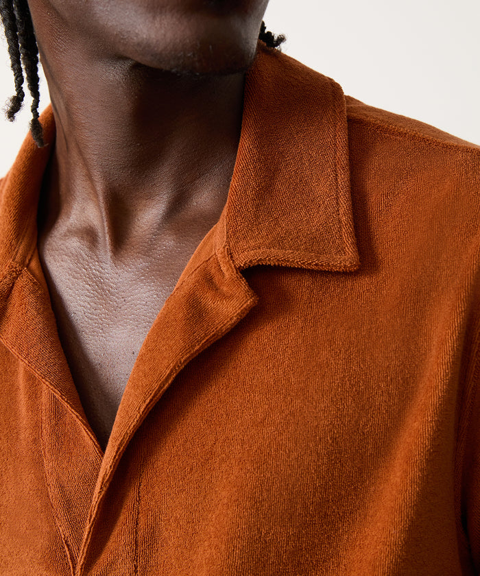 Relaxed Terry Beach Polo