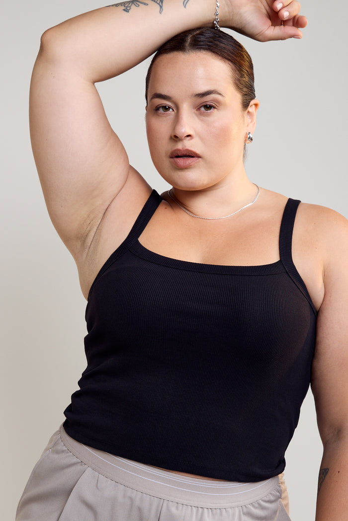 Reversible Ribbed Tank Top - 9201