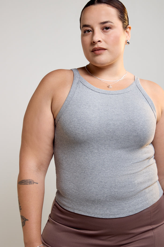 Reversible Ribbed Tank Top - 9201