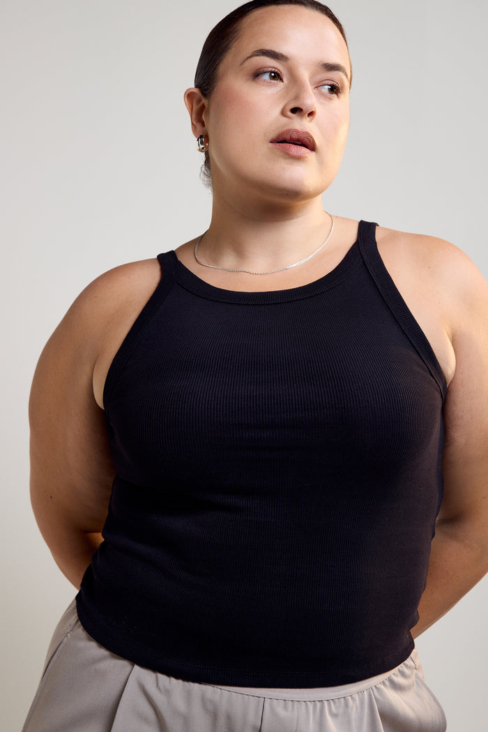 Reversible Ribbed Tank Top - 9201