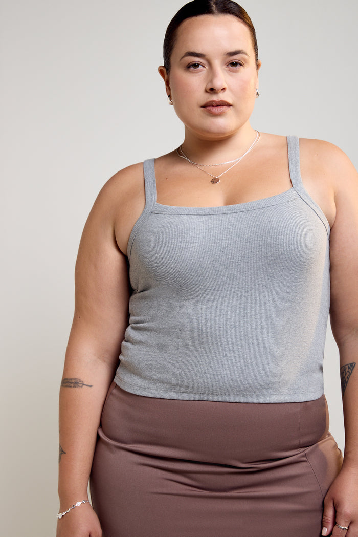 Reversible Ribbed Tank Top - 9201