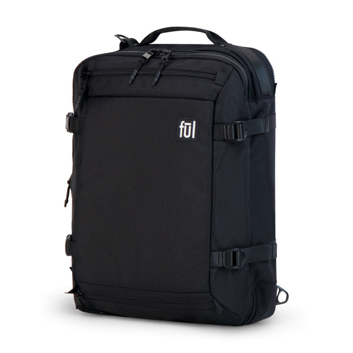 ful ridge collection cruiser travel backpack black - convertible backpacks