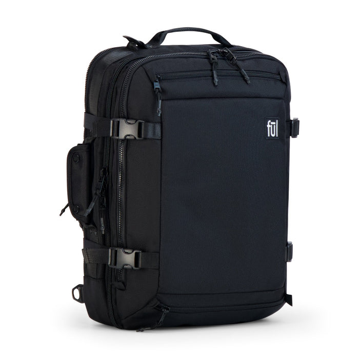 ful ridge collection cruiser travel backpack black - convertible backpacks
