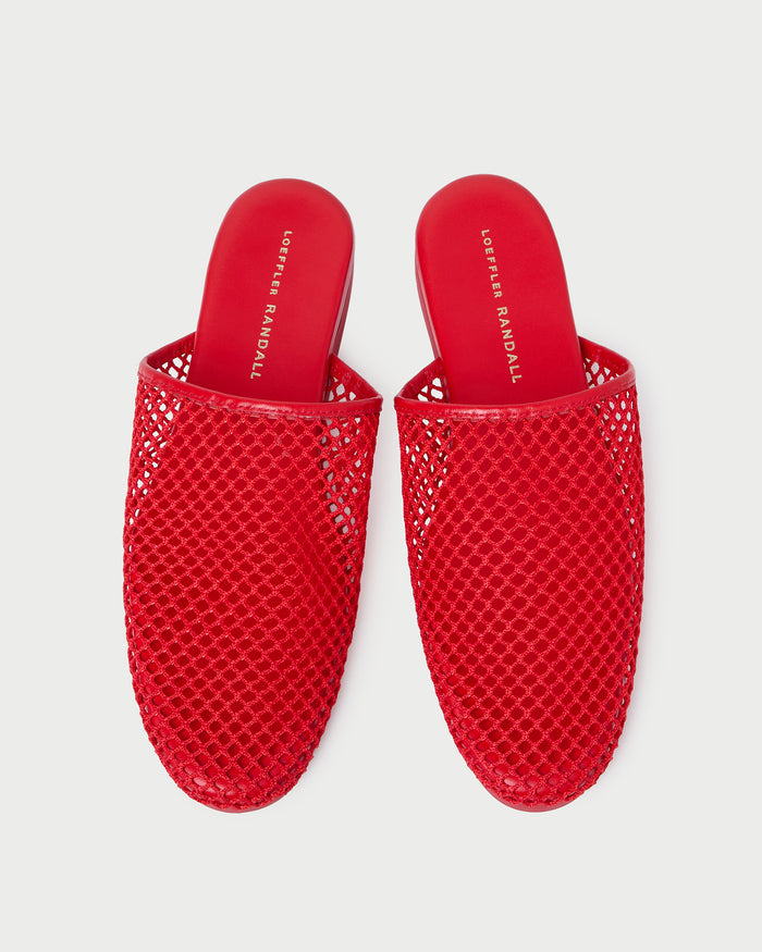 Roni Netted Slide in Red