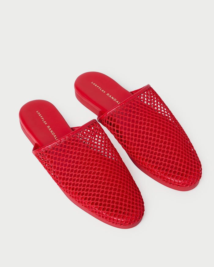 Roni Netted Slide in Red