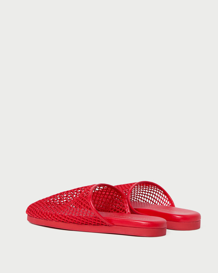 Roni Netted Slide in Red