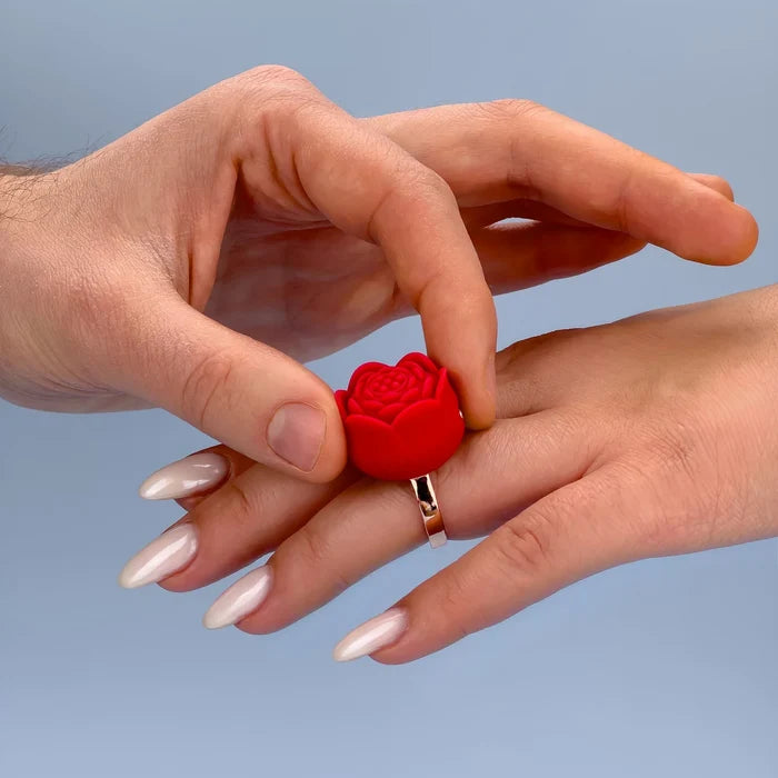 Rose ring Rose finger vibrator