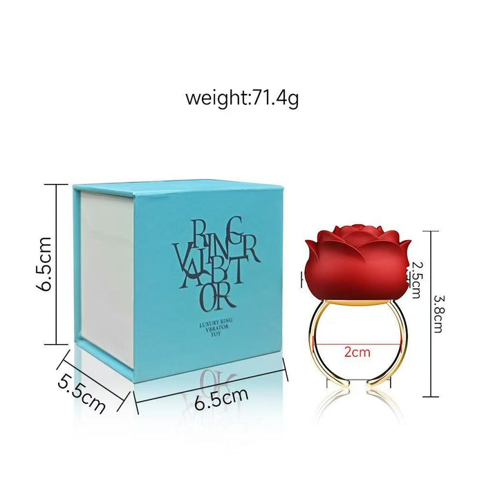 Rose ring Rose finger vibrator