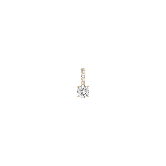 Vermeil / Yellow / Lab Grown White Sapphire