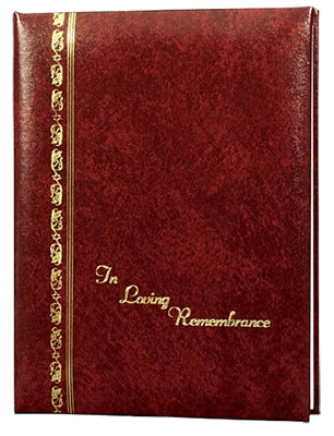 Royal series memorial register book used in funeral service operations, from lynch supply