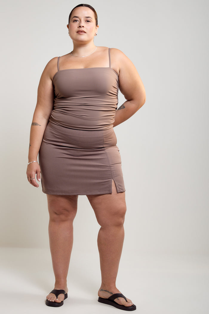 Ruched Fitted Tank Top - 9163
