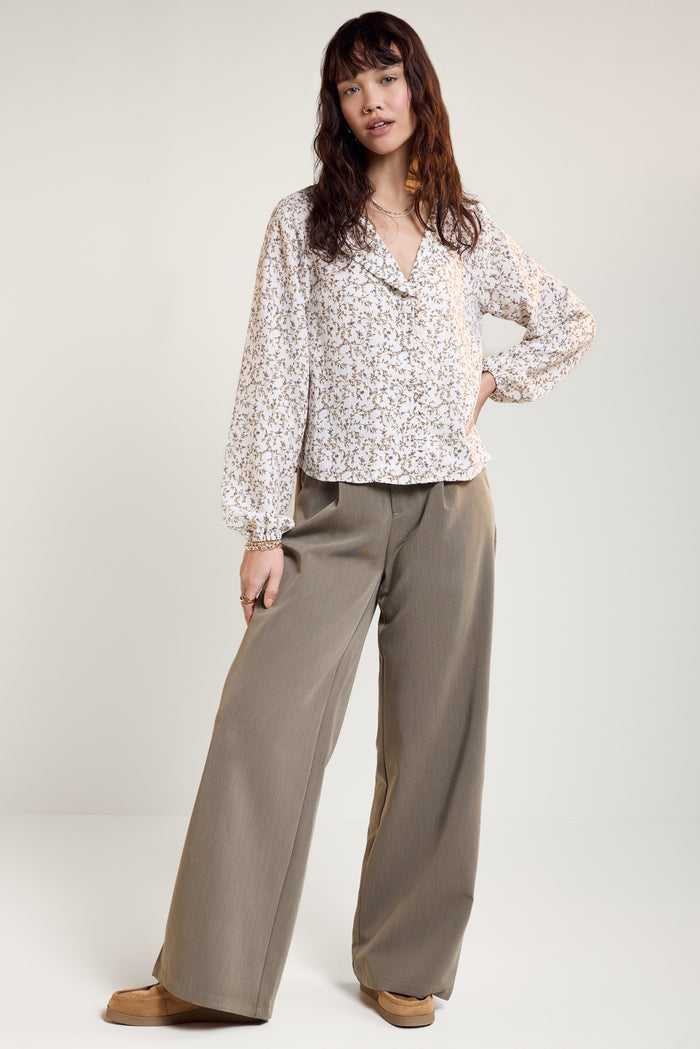 Ruffle Shirt - 4093