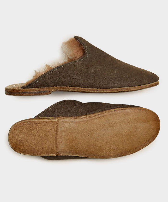 Sabah Baba Shearling Slide
