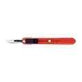 Safety scalpel with small #10 retractable blade used in funeral service operations, from lynch supply