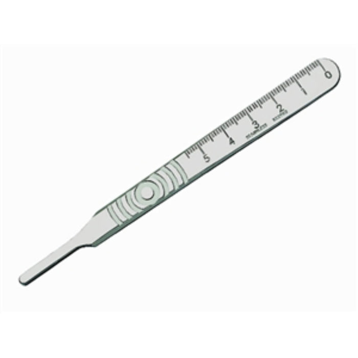 Scalpel handle #4 stainless steel used in funeral service operations, from lynch supply