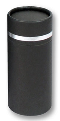 Scattering urn-silver lining "mini" cremation supplies and equipment product