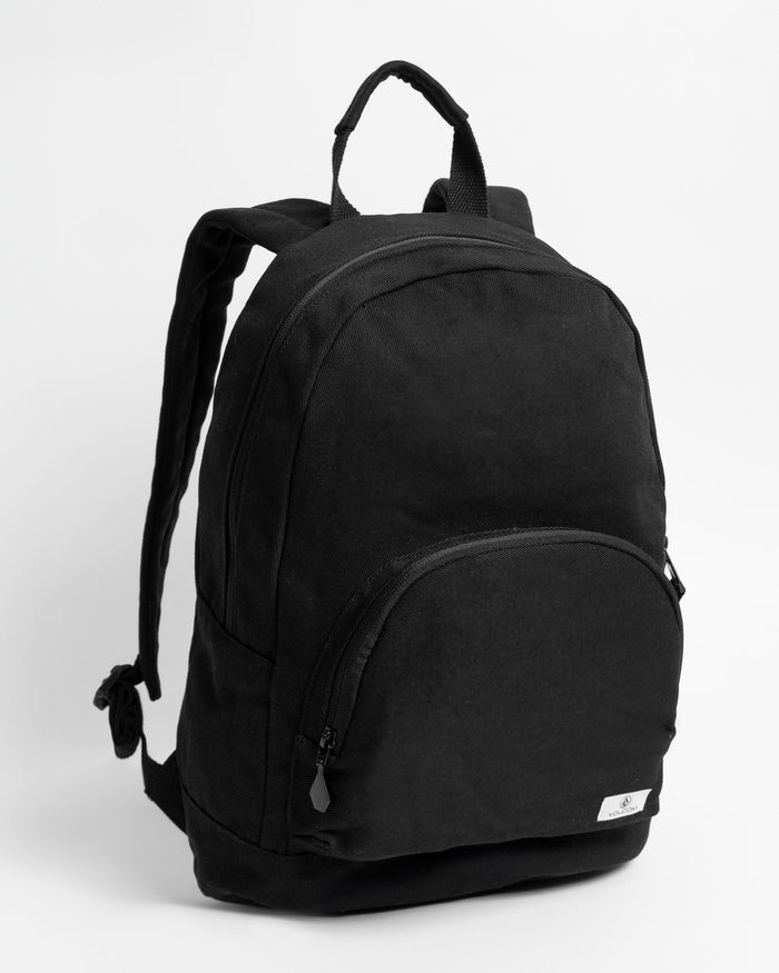 Schoolyard Canvas Backpack-New Black-Volcom