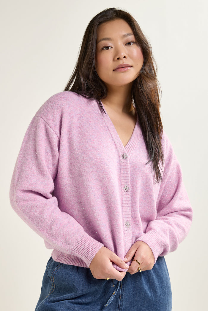 Sequin Cardigan - 8158