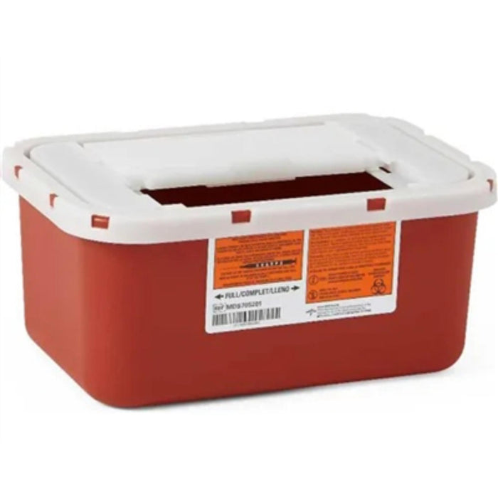 Sharps container-1 gallon used in funeral service operations, from lynch supply