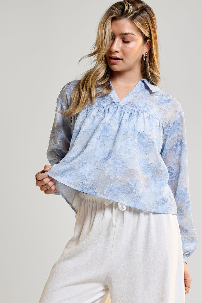 Sheer Blouse - 4096