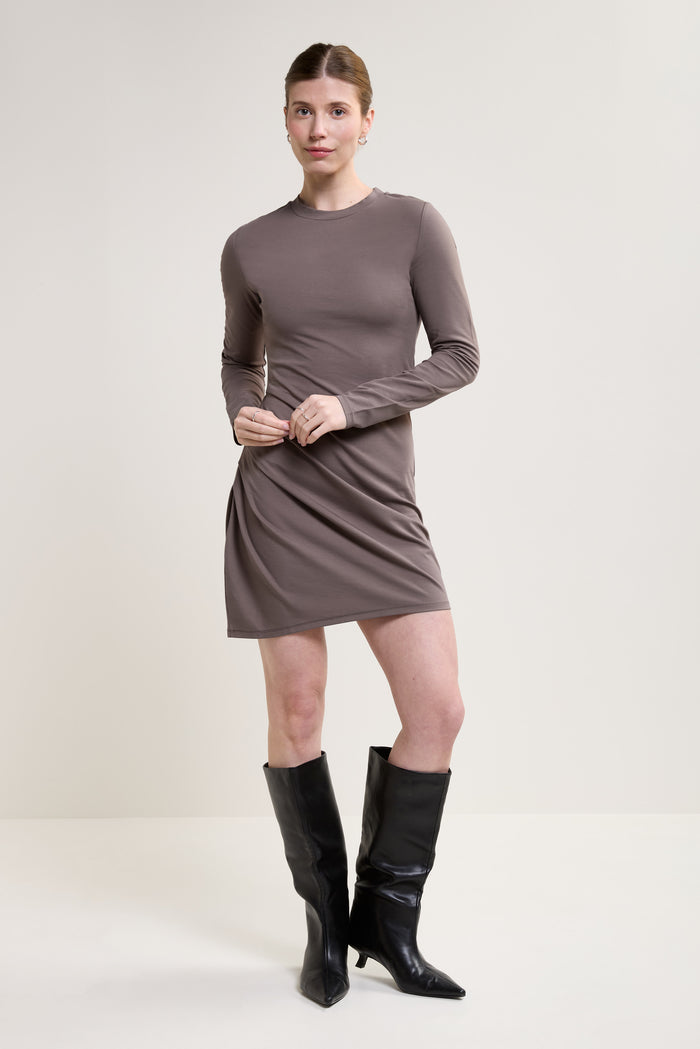 Short Draped Dress - 2216