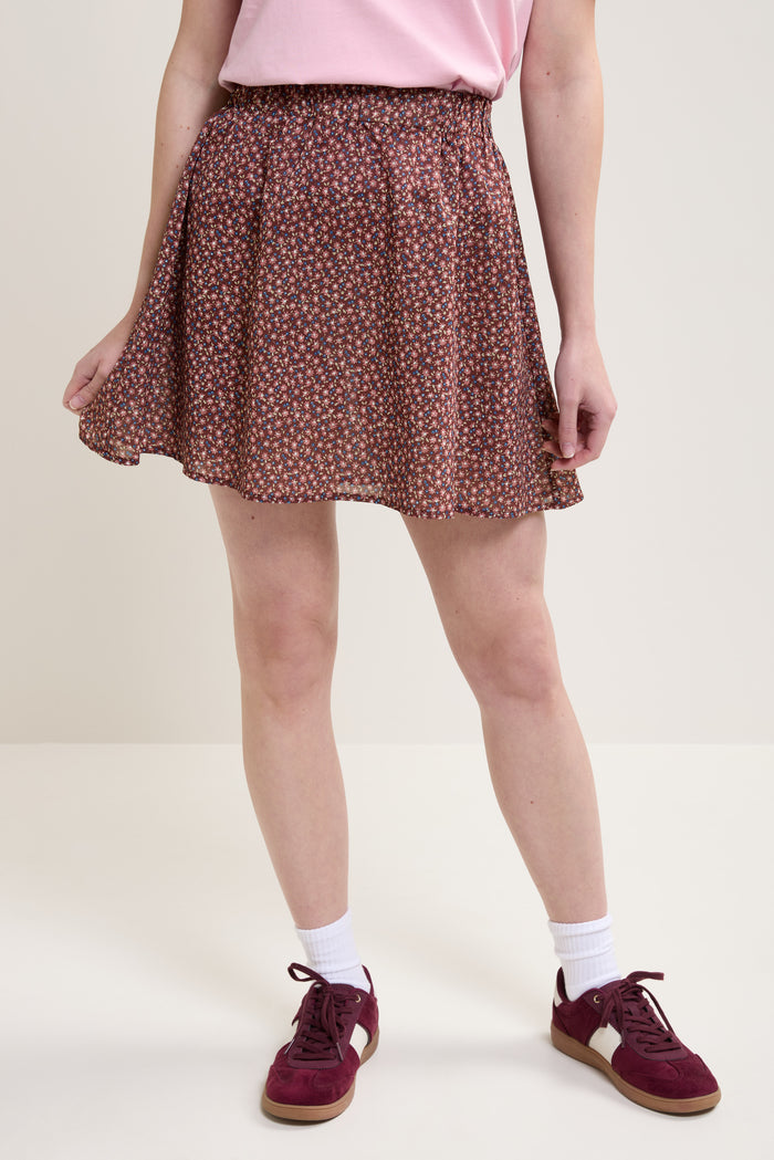 Short Floral Skirt - 6045