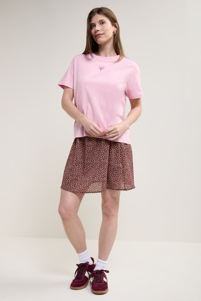 Short Floral Skirt - 6045
