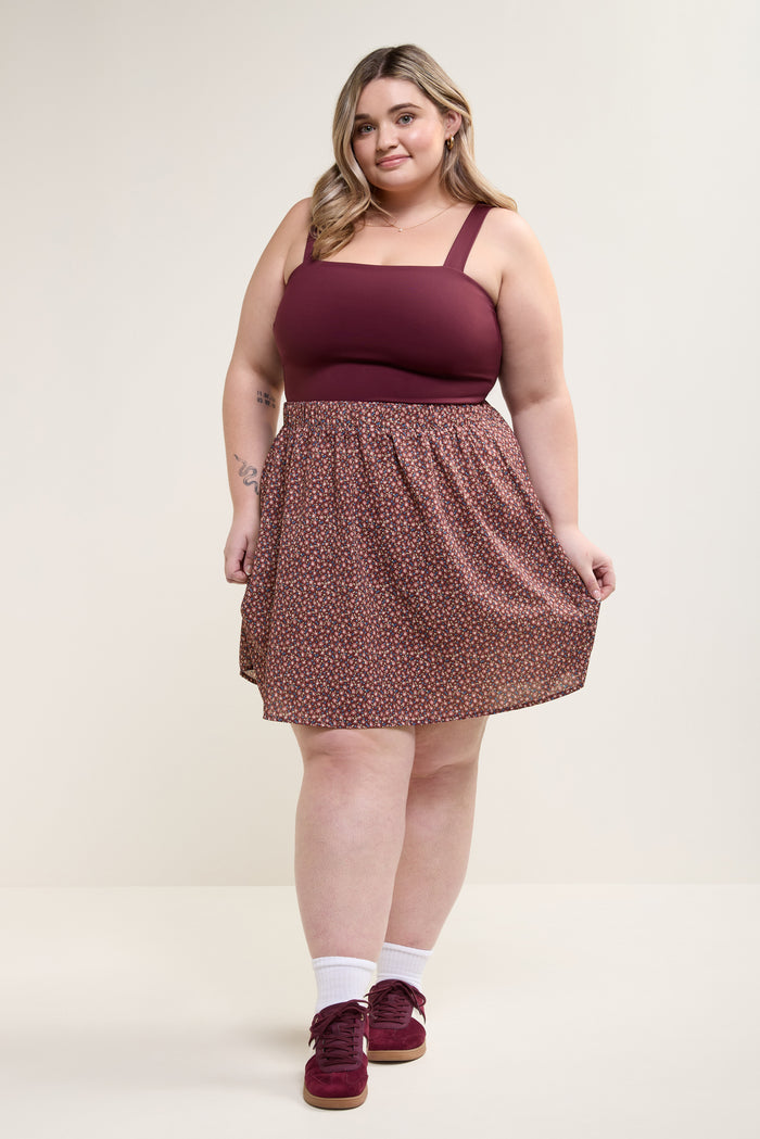 Short Floral Skirt - 6045