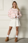 Short Knit Skirt - 6060
