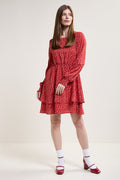Short Ruffled Dress - 2217