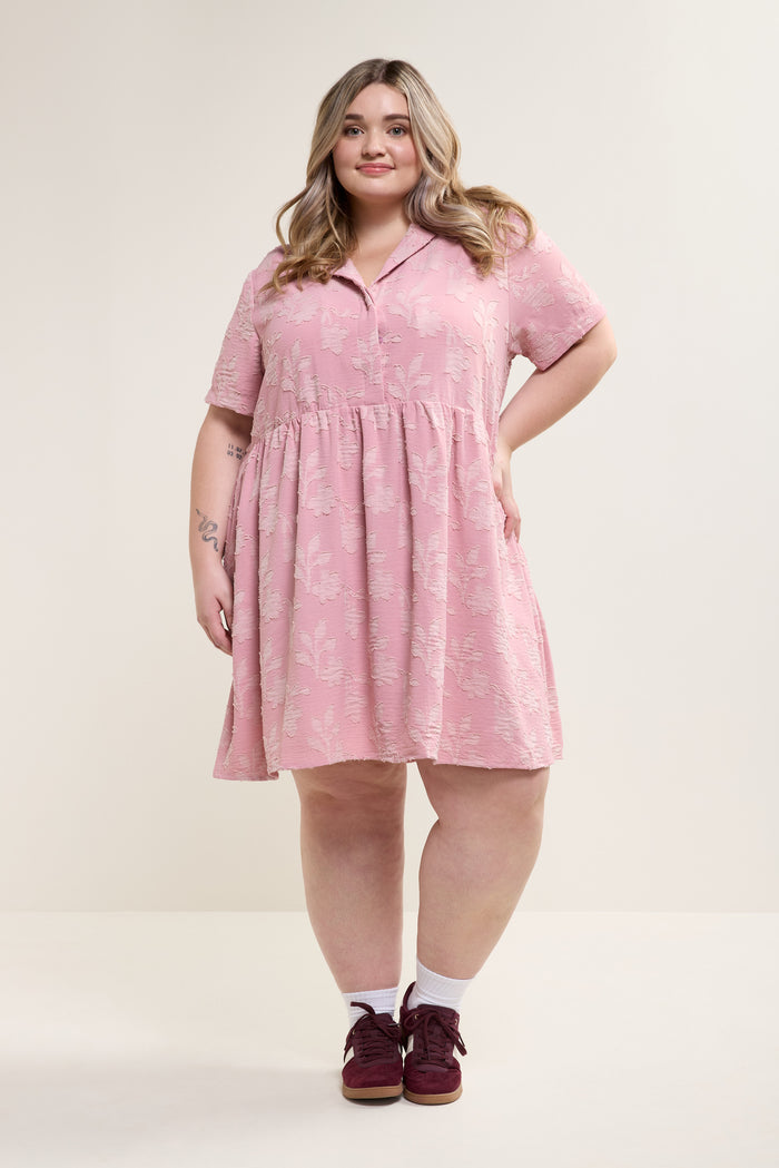Short Shirt-Collar Dress - 2175