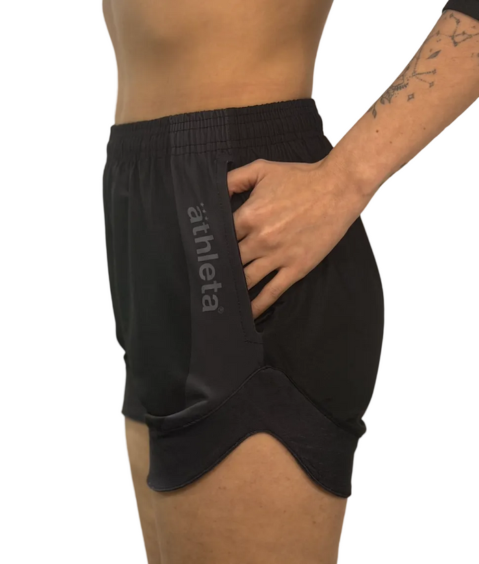 Shorts Com Bolso Feminino Linha Free 26 - Black