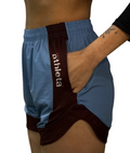 Shorts Com Bolso Feminino Linha Free 26 - Blue Brown