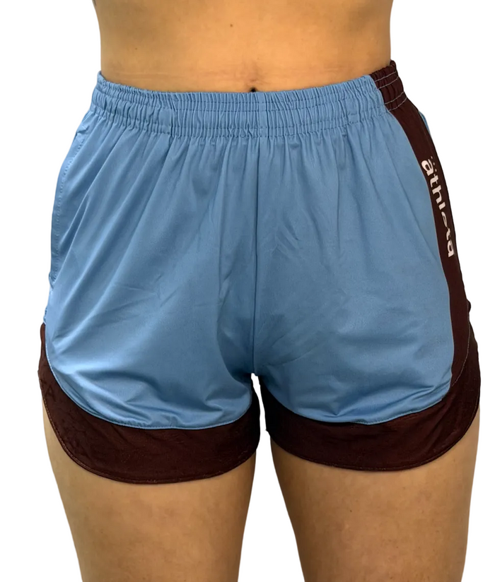 Shorts Com Bolso Feminino Linha Free 26 - Blue Brown