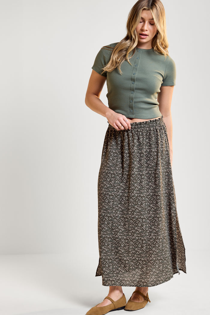 Side Slit Skirt - 6079