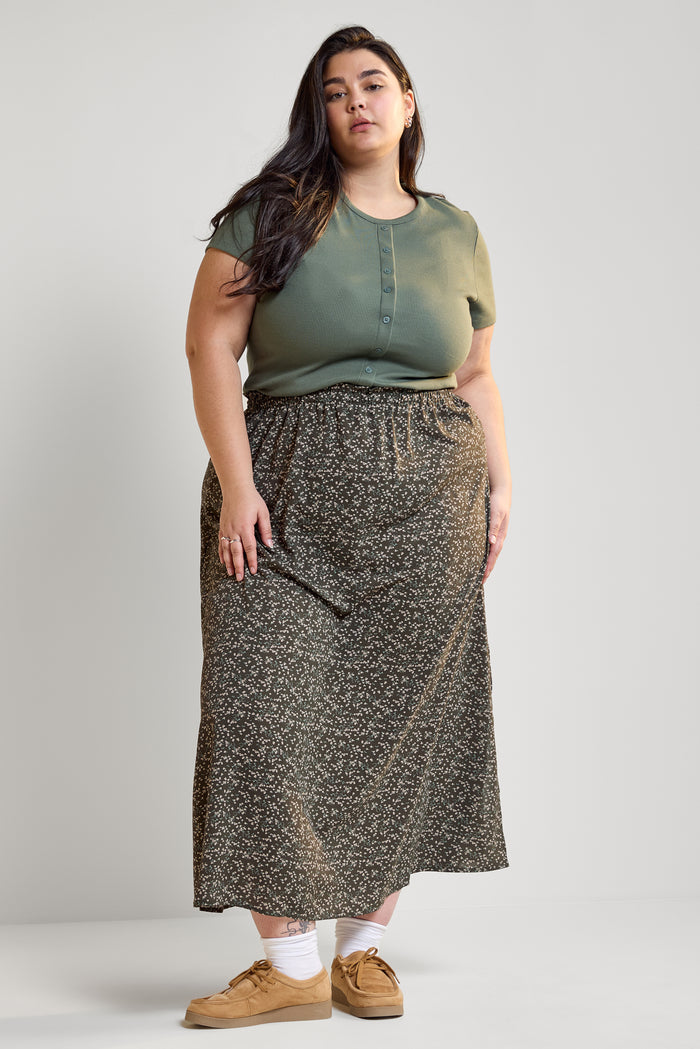 Side Slit Skirt - 6079