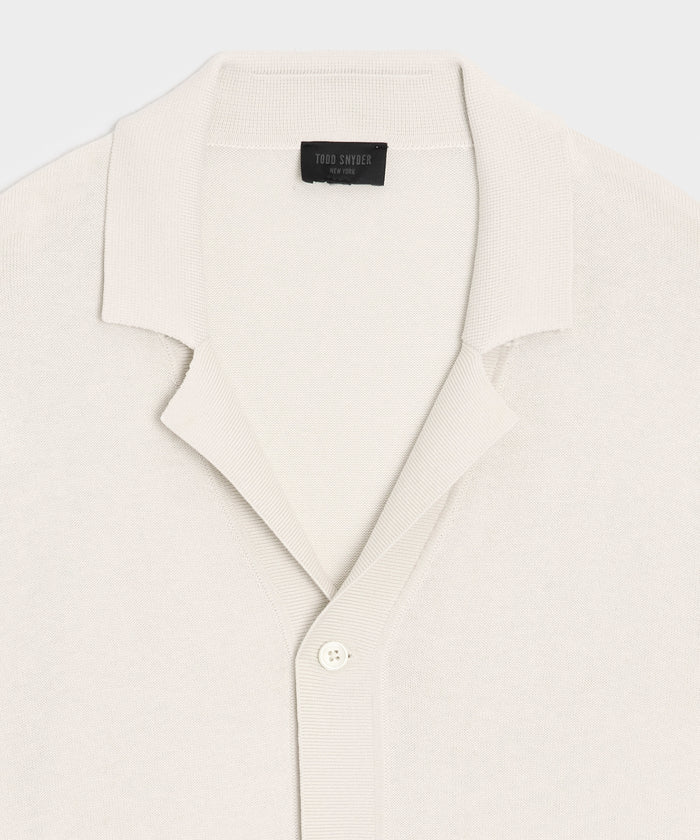 Silk-Cotton Sweater Jacket