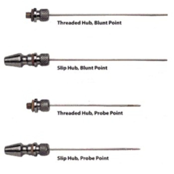 Slaughter infant arterial tubes-open end & probe points used in funeral service operations, from lynch supply