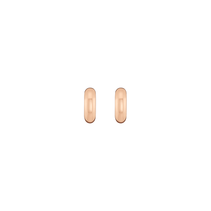 Small Gold Chunky Hinged Hoop Earrings Vermeil 14K 18K Rose Gold Single Pair