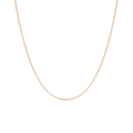 Small Rolo Chain Necklace Vermeil 14k Yellow Gold 16in 18in 20in 22in First