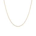 Small Rope Chain Necklace Vermeil 14k Yellow Gold 16in 18in 20in 22in First