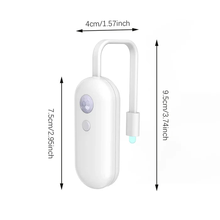 Smart Motion Sensor Toilet Light, USB Rechargeable LED RGB Night Light for Bathroom