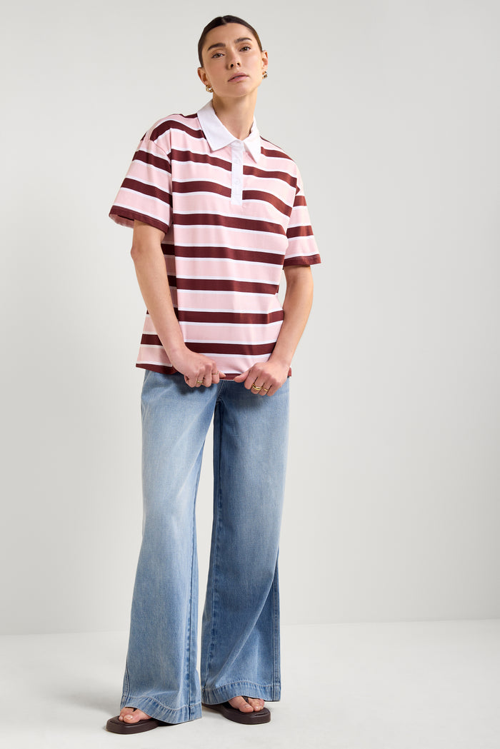 Soft Denim-Effect Trousers - 7046