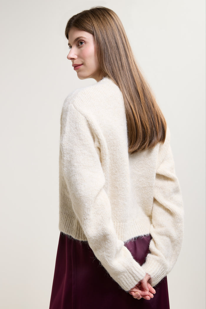 Solid Knit Cardigan - 8154