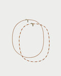 Color: Amber/Cream Multi